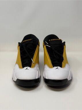 Size 11- Nike Air Jordan 14 Ginger Yellow Black White